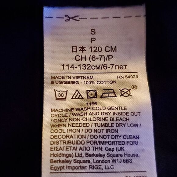 GAP KIDS Girl Power Long Sleeve Shirt - Size Small (6-7) - Picture 6 of 6